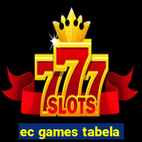 ec games tabela